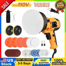 1000W Car Polisher Buffer Sander Polishing Machine Kit Waxing with 5" Pad Bonnet