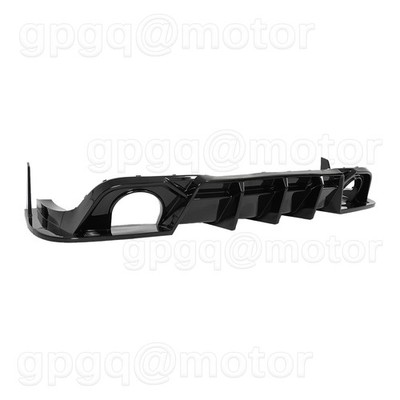 For Dodge Charger SRT GT 2015-2023 CMST Style Gloss Black Rear Bumper Diffusers