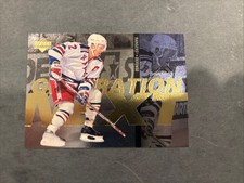 Brian Leetch/Bryan Berard #X23 1996 Upper Deck Generation Next Rangers/Islanders