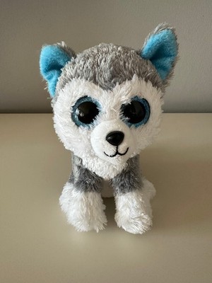 Ty Glubschi Beanie Boo`s Husky Slush ca. 15 cm Plüschtier Süß Sammler