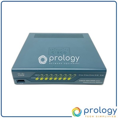 Cisco ASA5505-SEC-BUN-K9 Security Firewall Appliance Unlimted User 1YrWtyTaxInv