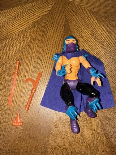 Shredder Teenage Mutant Ninja Turtles Playmates 1988 Some Accessories