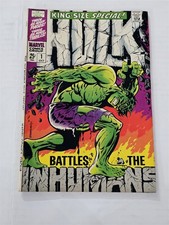 S-150 VINTAGE 1970'S MARVEL COMICS THE INCREDIBLE HULK KING SIZE SPECIAL #1 