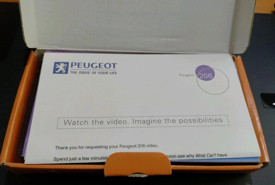 Peugeot 206 Promotional VHS Video July 2000 UK Release - Image 3 of 4