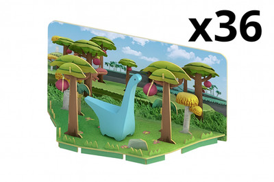 NEW! (Case of 36) Halftoys Dino Series No 003 Dipolodocus - Dino Model - HD 003