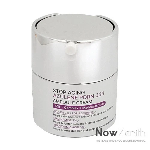 JVELYN Stop Aging Azulene PDRN 333 Ampoule Cream 50G