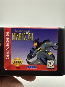 The Adventures of Batman & Robin - Sega Genesis - 1995- Cleaned & Free Shipping