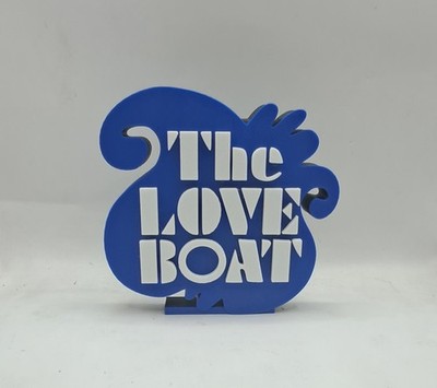 1970's and 80's TV Show The Love Boat  Logo Sign Desk Shelf Art Decor