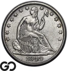 1849-O Seated Liberty Half Dollar Choice AU++, Bid Spread: 850/1500, Better Date