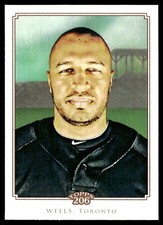 Vernon Wells 2010 Topps 206 #49 Blue Jays MLB READ FREE SHIPPING AutographDen
