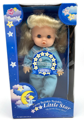Vintage 2005 Lovee Doll Nursery Rhyme Twinkle Twinkle Little Star 13''  Doll