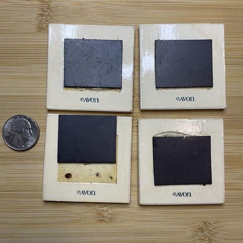 Lote de 4 imanes de cerámica Avon vintage - Imagen 2 de 5