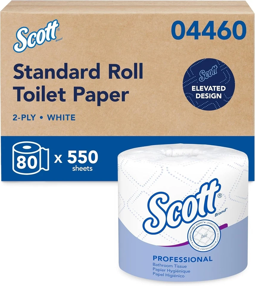 Scott 2-Ply Toilet Paper, 80 Rolls, 44,000 Sheets - Image 3 of 4