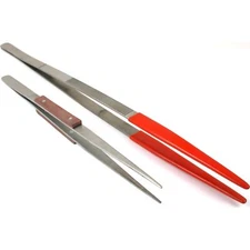 Ultrasonic Steam Cleaner & Long Tweezers 2Pcs