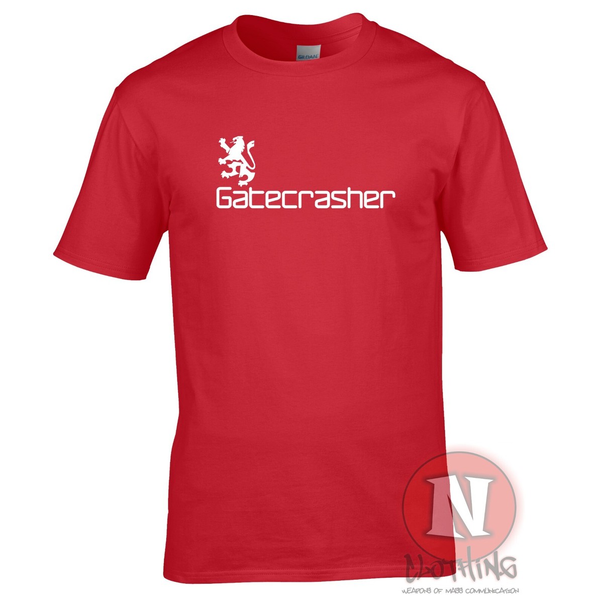 T-shirt Gatecrasher Old School Rave Musique EDM - Coton 100%, Coupe Régulière Homme - Neuf Avec étiquettes, Fabriqué Au Royaume-Uni