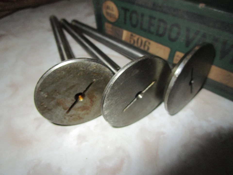 3 válvulas de escape NORS S-506 Toledo acero 1929 Nash 460 Advanced seis 6 cilindros Foto 3 de 4