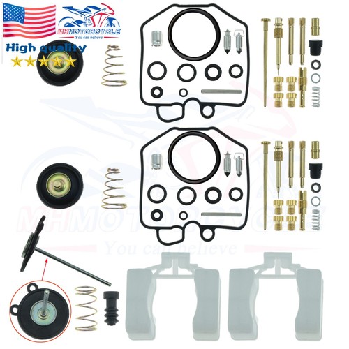 2pcs For 80-81 CM400 CM400T CM400C CM400E Carburetor Carb Rebuild Repair Kit - Foto 1 di 7