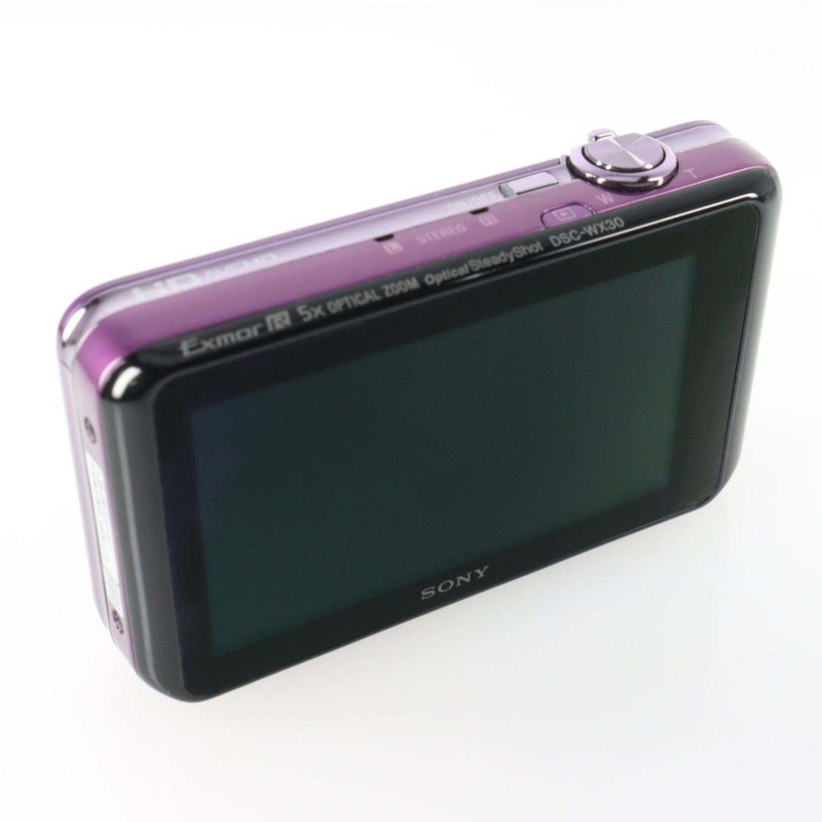 Mint] SONY Cyber shot DSC-WX30 Purple 5.0x zoom Digital
