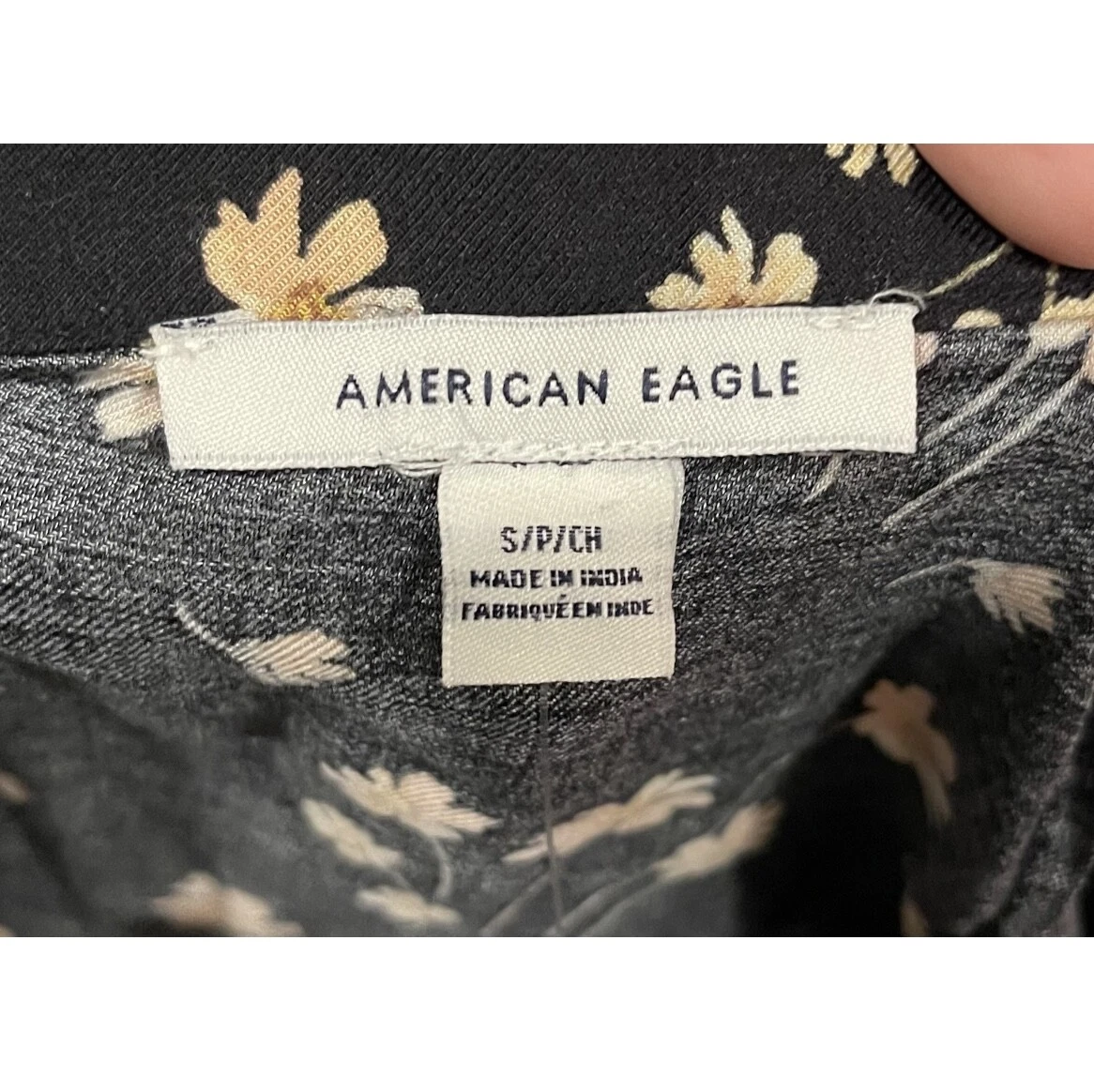 AMERICAN EAGLE Wrap Floral Midi Skirt Size S eBay