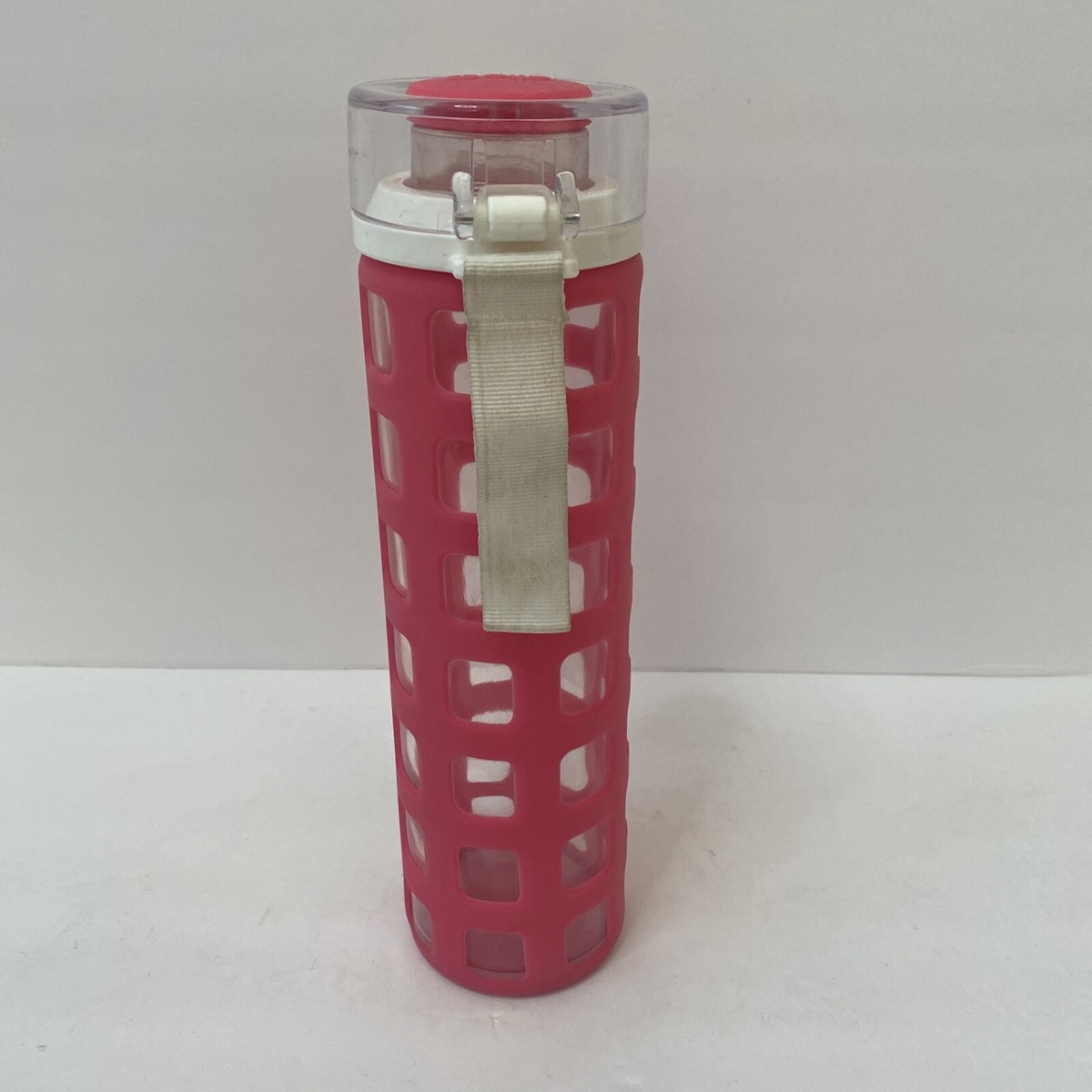 Ello Syndicate BPA-Free 20 oz Glass Water Bottle with Flip Lid