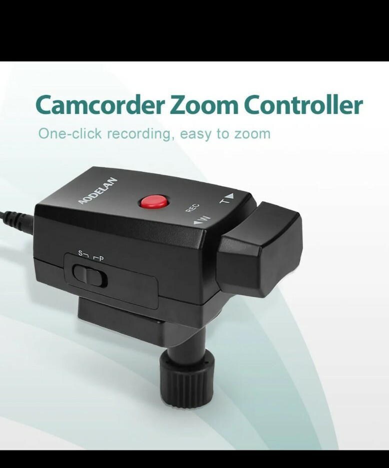 AODELAN ZC-1 Camcorder Zoom Controller Lanc Remote For Sony Canon Panasonic