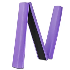  Purple Balance Beam Extra Firm Vinyl Folding Gymnastics Beam Tumbling Home 9ft