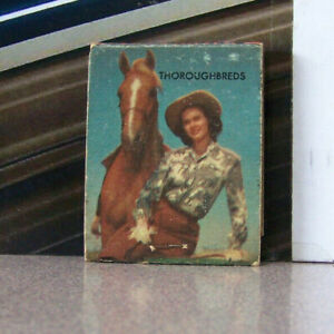 Vintage-Matchbook-K5-Madison-Kansas-Jayhawk-Cafe-Wehry-Horse-Thoroughbreds-Lady