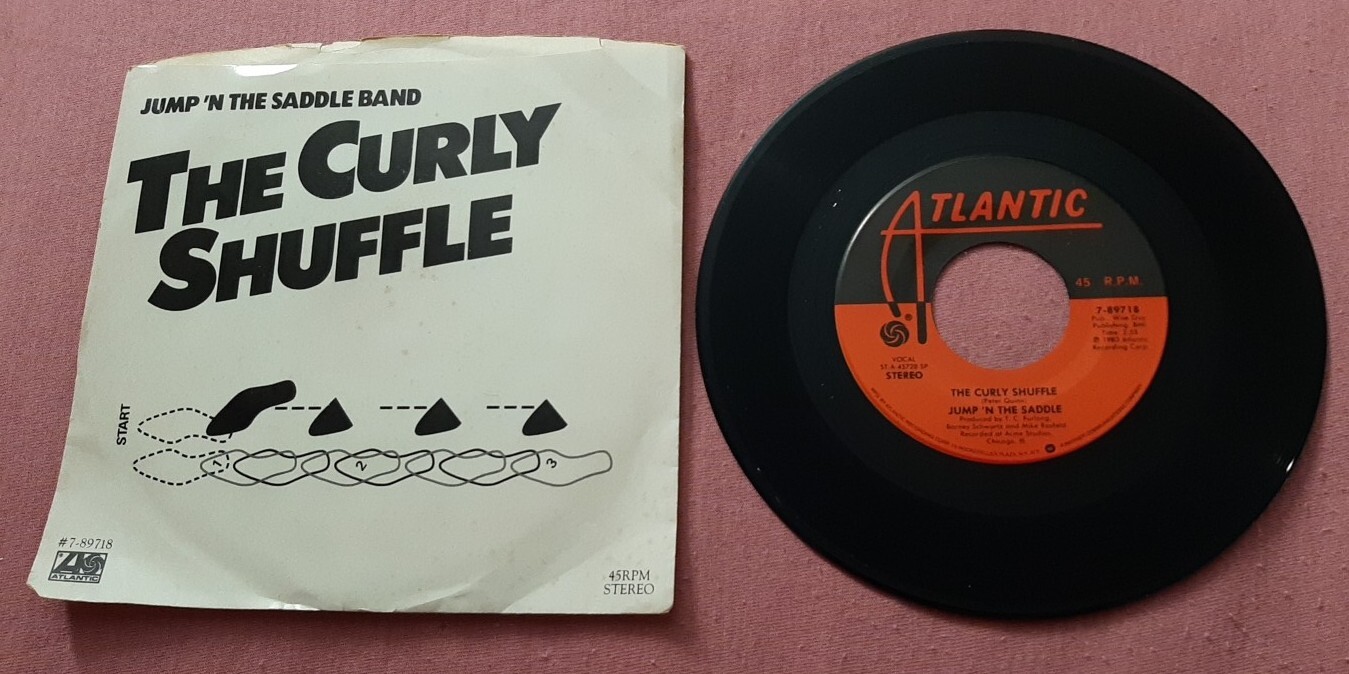 Jump 'N The Saddle 45 The Curly Shuffle / Jump For Joy Atlantic 7-89718 vg++