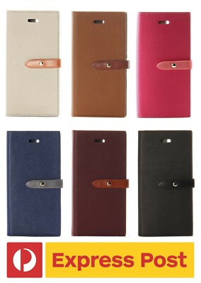 iPhone 7+/ 8+ (Plus) ShockProof Leather Card Holder Magnetic Flip HANMAN Case