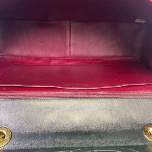 Chanel CC Jumbo Maxi 34 Lambskin 24K Plate Gold Turn-lock Two-Way Flap Purse - Picture 11 of 16
