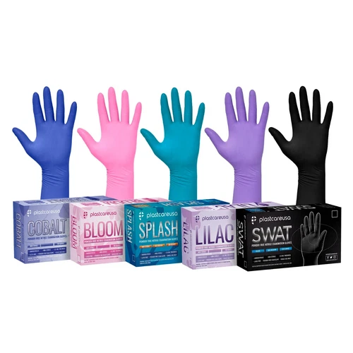 100 Nitrile Disposable Medical Exam Gloves 3.5 Mil Vinyl, Latex, Powder Free