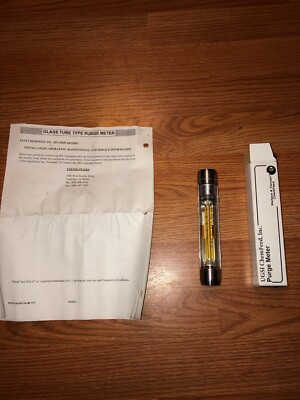 Wallace & Tiernan USGI Chemfeed 30B083SSXXXX Edelstahl Glas Rohr Purge Meter