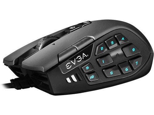 EVGA X15 MMO Gaming Mouse, 8k, Wired, Black, Customizable, 16,000 DPI, 5 Profile - Picture 11 of 12