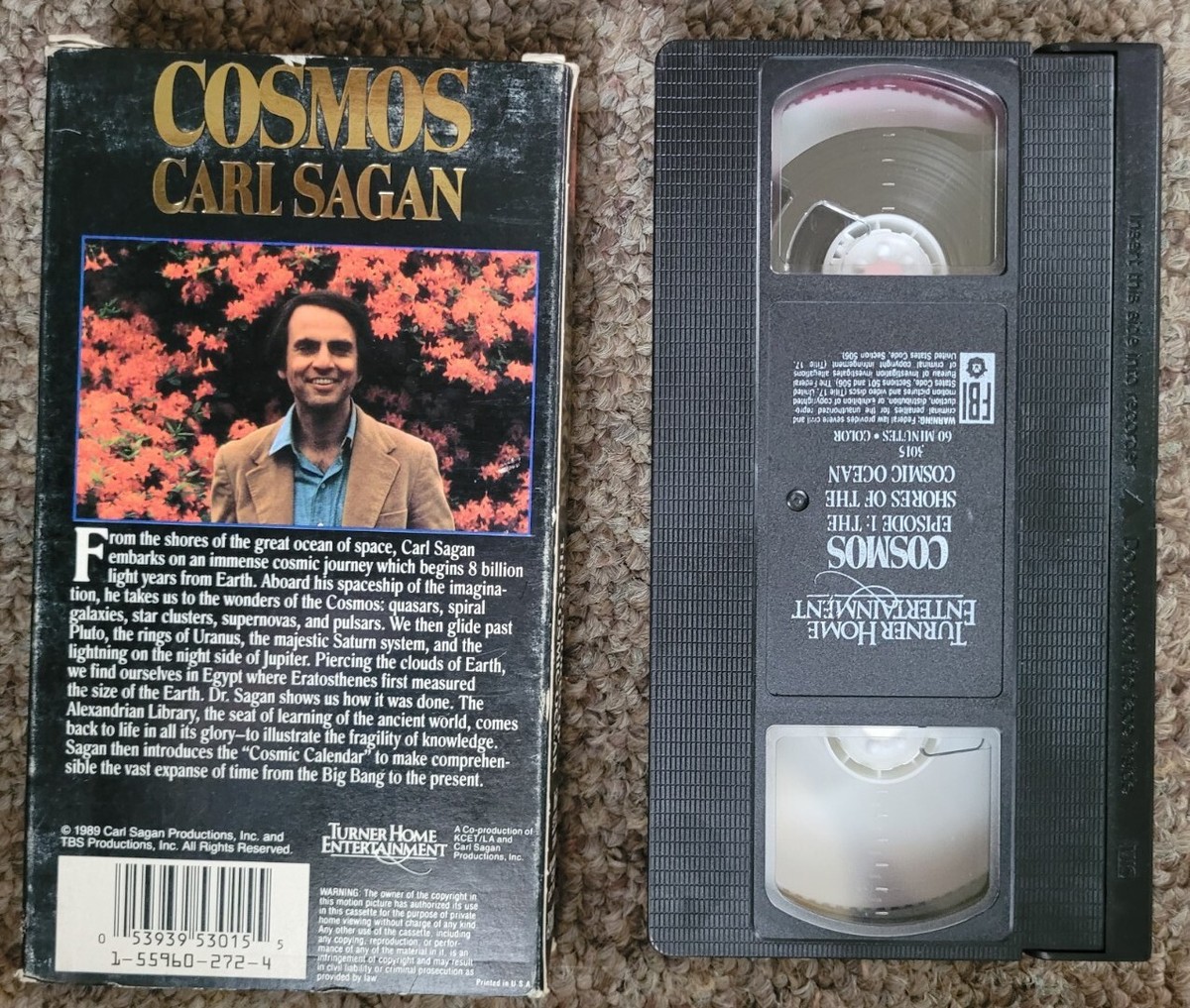 Cosmos Carl Sagan VHS Episode 1 The Shores Of The Cosmic Ocean