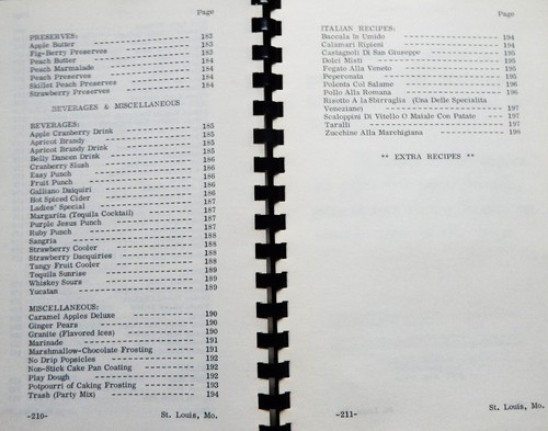 St Louis MO Bocce Ball club community cookbook Italian American recipes 1977 1E - Picture 13 of 13