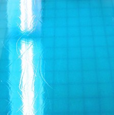 BRILLIANT TURQUOISE BLUE ARTIQUE Spectrum Glass 7"x4" Sheet