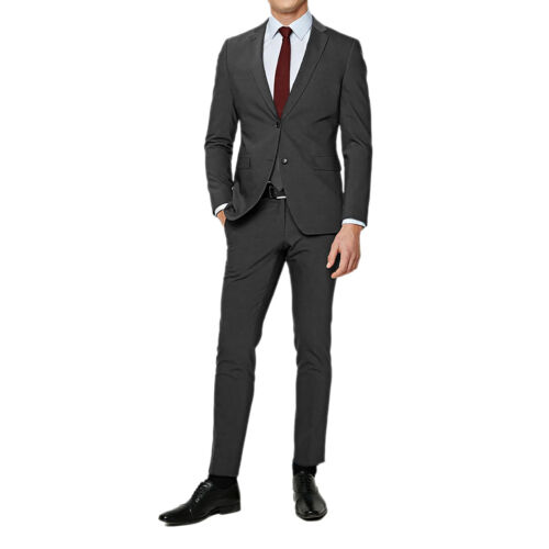 Abito Uomo Blu Nero Elegante Slim Fit Vestito cerimonia Sartoriale Casual VEQUE - Photo 35/38