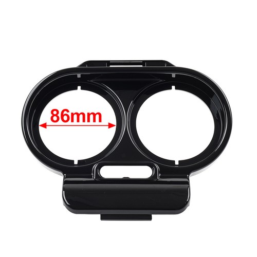 Gauge Cover Nacelle Housing Fairing Black For Harley Road Glide 1998-2013 - Picture 12 of 12