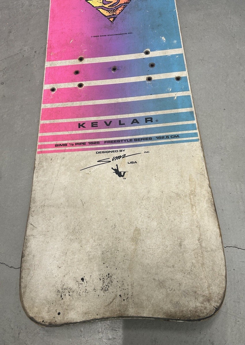 USED SIMS 1/2 PIPE FREESTYLE VINTAGE 80'S SNOW SURF GOLF MX