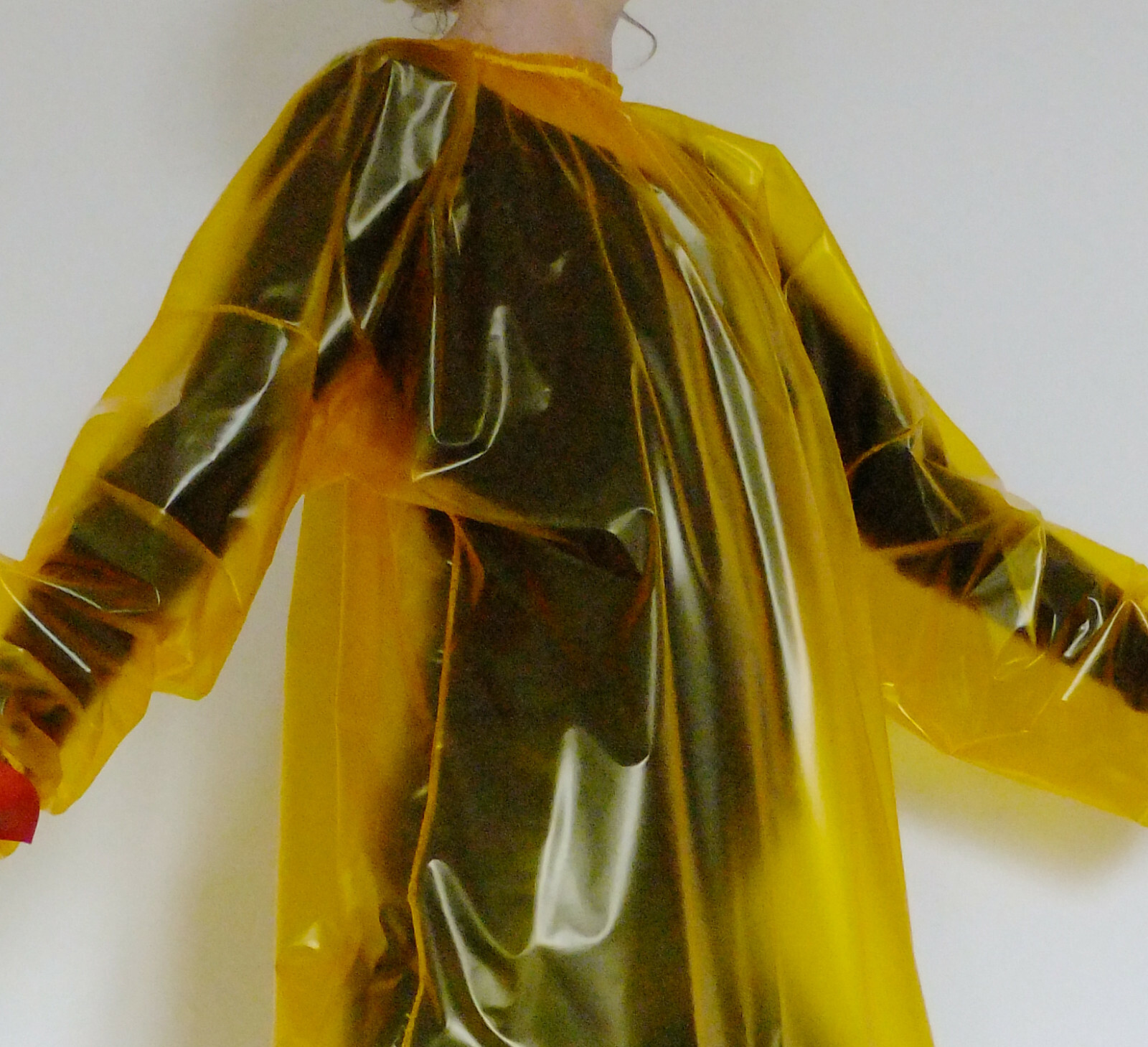 PVC Top Tee T Shirt, Mens Womens Sauna T Plastic, Vinyl Enclosure, 1