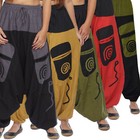 Haremshose Simandra Pumphose Aladinhose Pluderhose Yoga Sarouel Baggy Freizeit