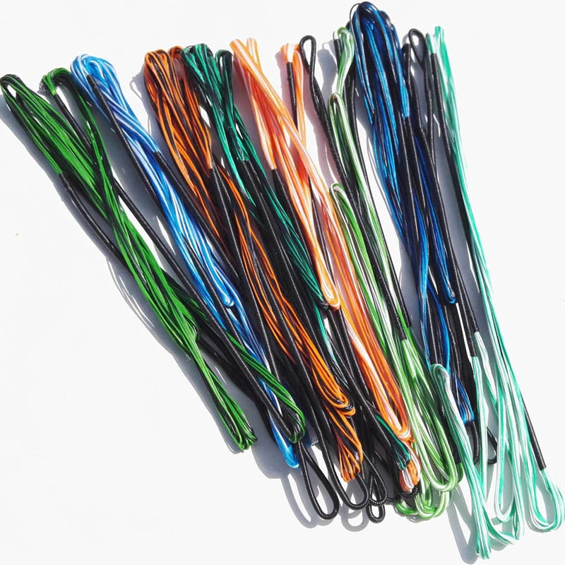 48-70" Handmade Bowstring 16 Strands Archery Traditional Recurve Longbow Hunting - Image 4 of 4