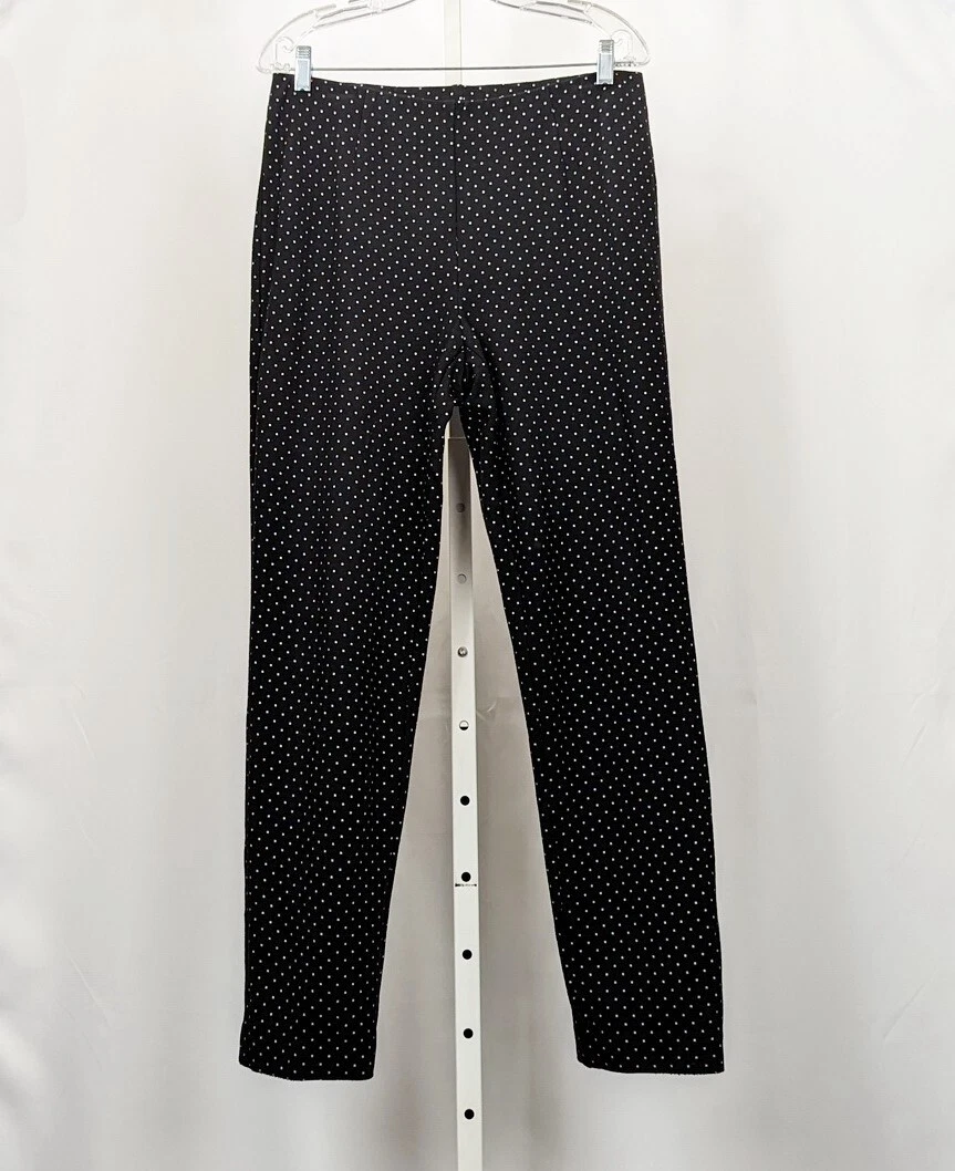 Black pants with white best sale squares