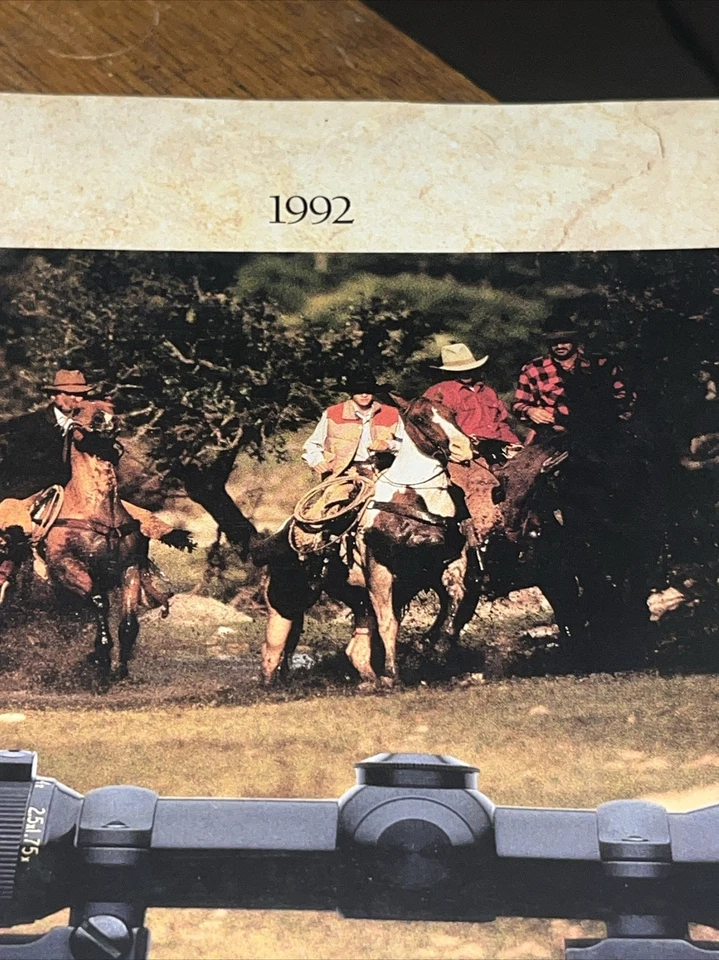 Vintage 1992 Catalog Rifles & Scopes Very Clean - Image 3 of 4