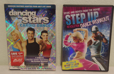 2 Workout DVDs - Step Up Dance Workout and Dancing With The Stars Cardio Dance