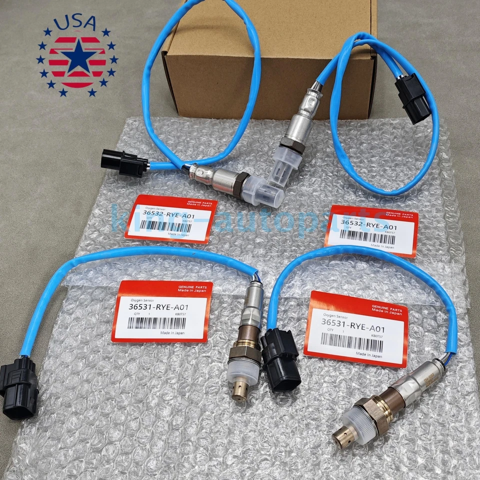New ! 4× O2 Oxygen Sensor For 2007-2009 Acura MDX V6 3.7L Upstream & Downstream Foto 2 de 4