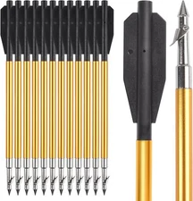 6.8" Aluminum Mini Fishing Bolts Arrows Pistol Crossbow Bowfishing Hunting