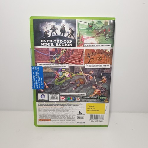 TMNT: Teenage Mutant Ninja Turtles - Case + Manual ONLY! Xbox 360 *Free Post* - Picture 2 of 4