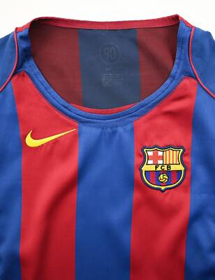 Nike 2004-05 FC BARCELONA SHIRT TRIKOT L. BOYS | eBay