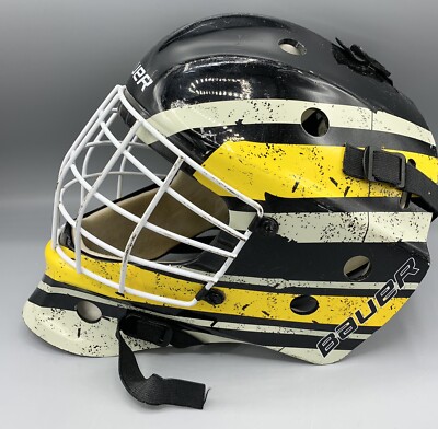 Hockey Goalie Street Mask Bauer Jr YOUTH Mask WITH WEAR